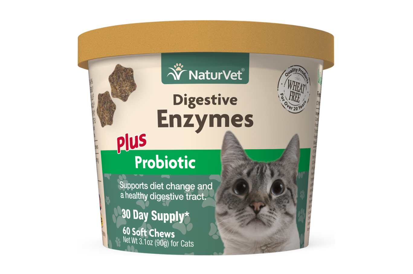 NaturVet CAT Digestive Enzymes & Probiotic