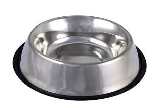 Non-Skid Stainless Bowl