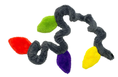 Cycle Dog  Duraplush Holiday - Springy String of  Lights-Medium
