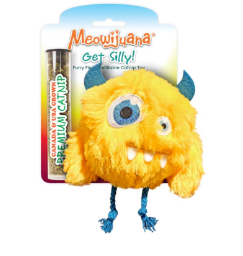 Meowijuana Refillable Get Silly Yellow Furry Friend