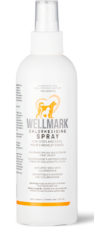 Wellmark Dog/Cat Chlorhexidine Spray 237ml