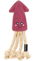 ZippyPaws ecoZippy Suede and Rope Buddies Squid