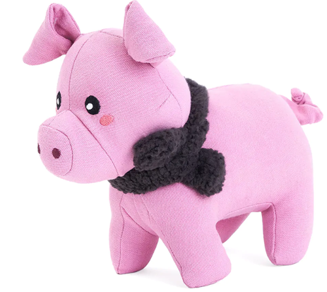 ZippyPaws ecoZippy Cotton Cuddler Pig