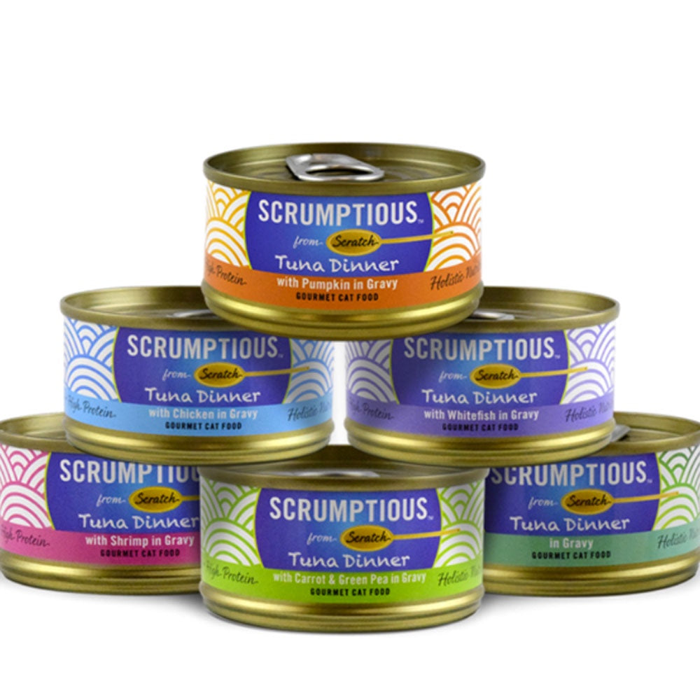Variety Pack of Scrumptious Cat Tuna 24 cans - 4 of each flavour