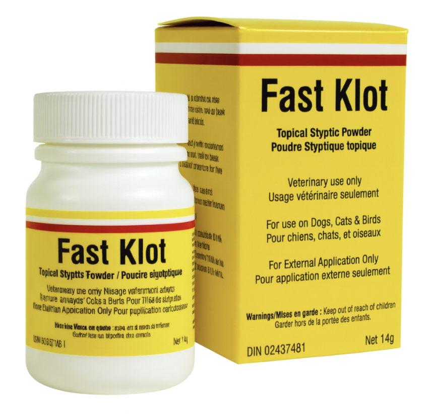 Dominion Vet Labs Fast Klot Styptic Powder