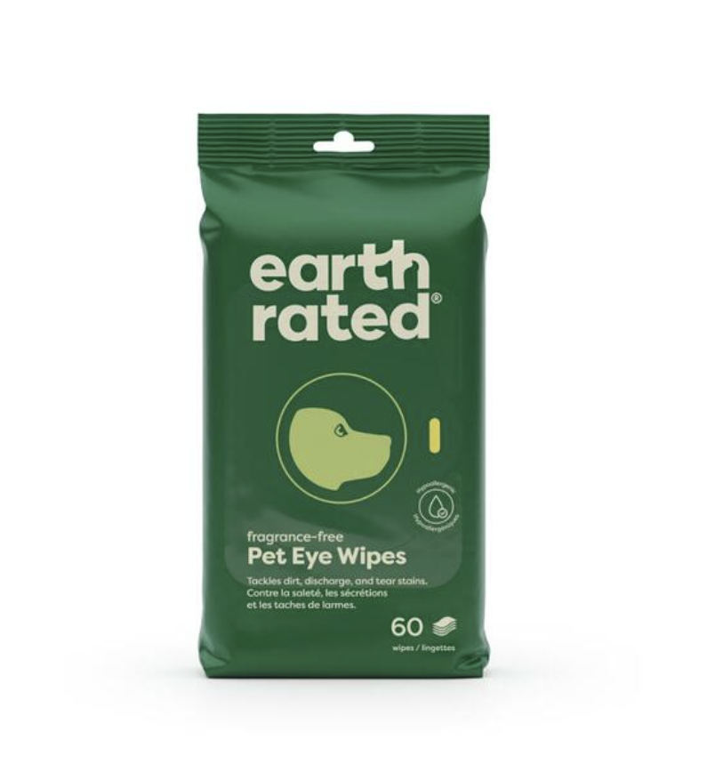 Eath Rated Eye Wipes 60pk