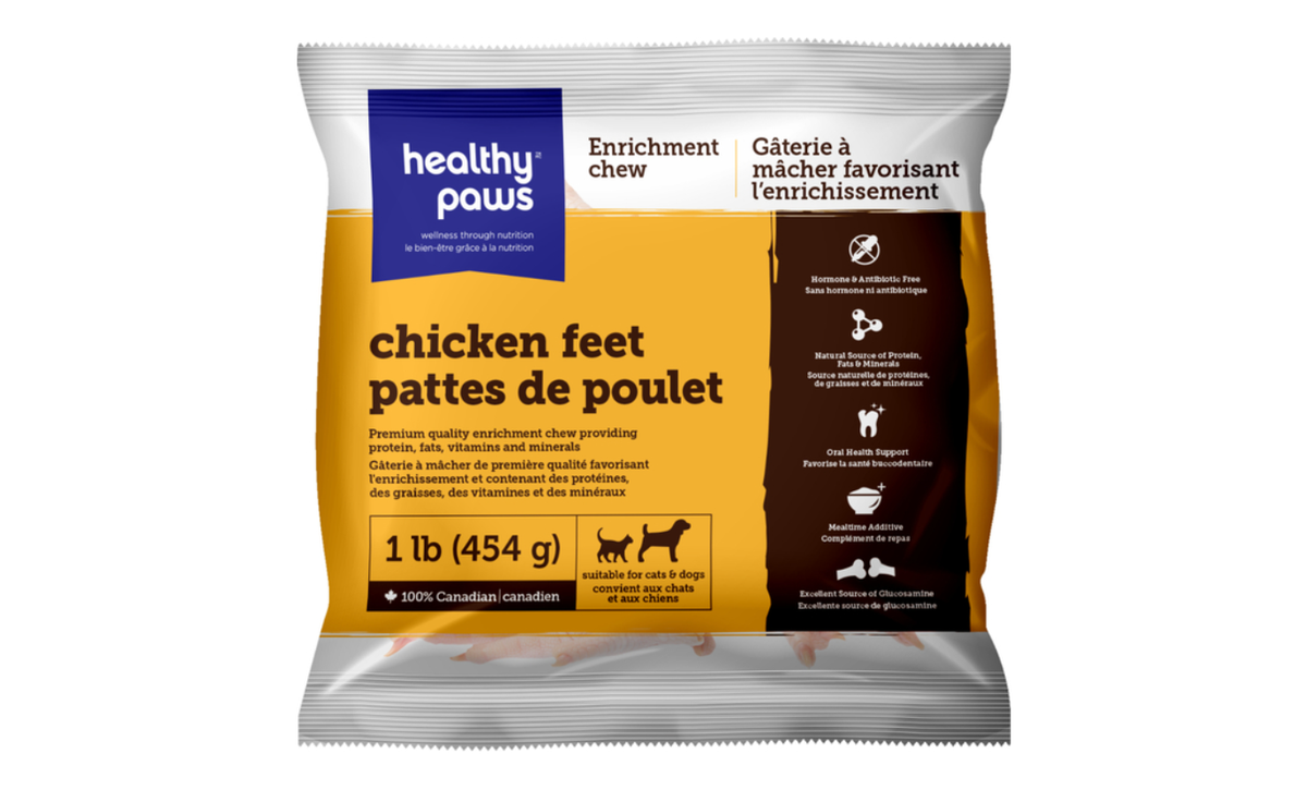 Healthy Paws Raw Chicken Feet 1lb