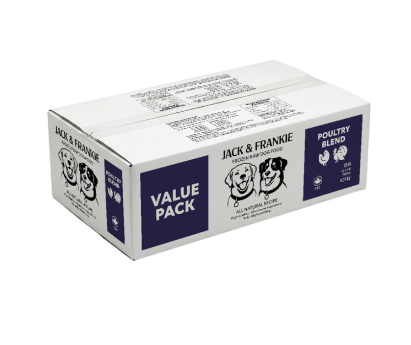 Jack &amp; Frankie Poultry Blend Value 20lb