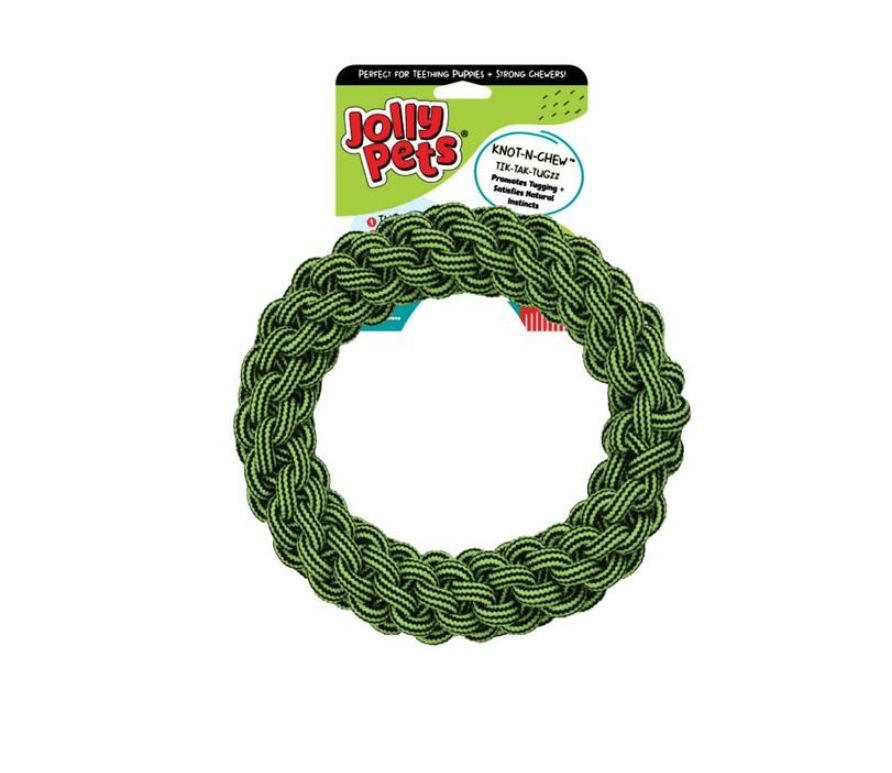 Jolly Pets Tik-Tak-Tugzz O Rope Toy