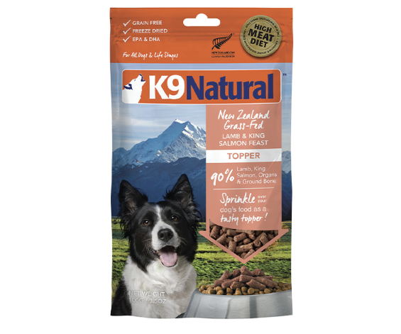 K9 Natural Dog Freeze Dried Lamb &amp; King Salmon 3.5 oz