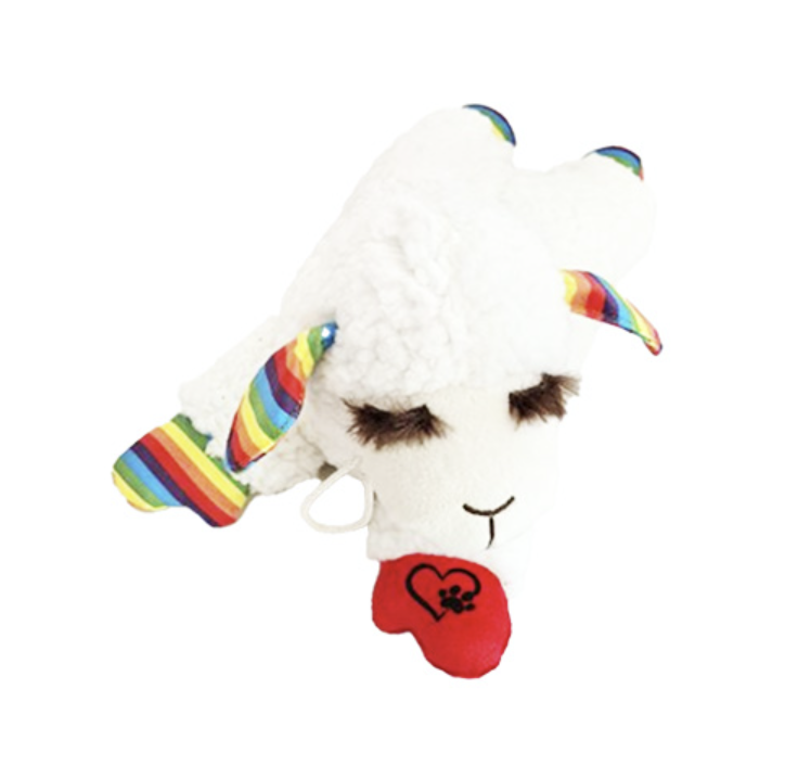 MultiPet Lamb Chop Rainbow Ears &amp; Heart Paw