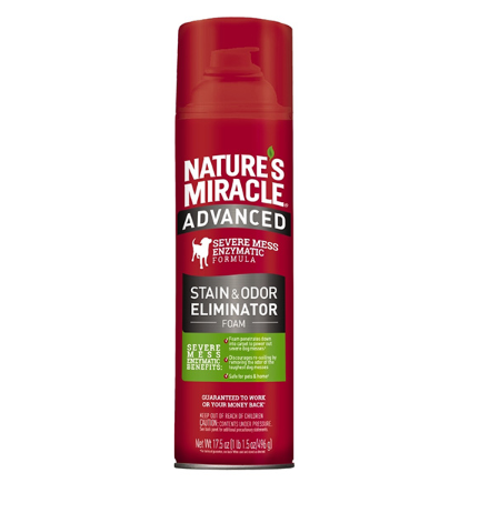 Nature's Miracle Dog Advanced Stain & Odour  Foam Aerosol