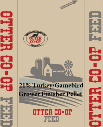 Otter 21% Turkey Grower Pellets