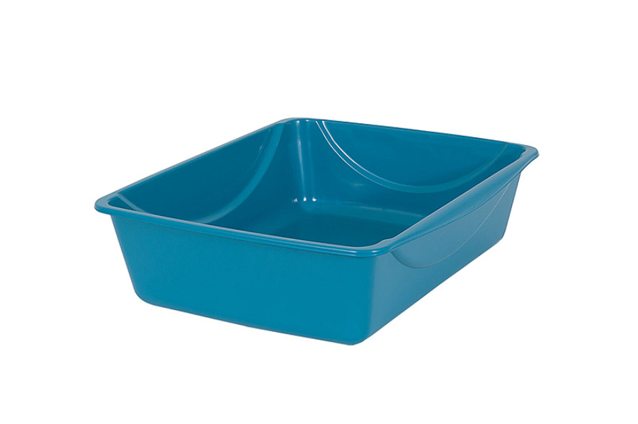 Petmate Basic Open Top Cat Litter Pan Plastic Cat Litter Box