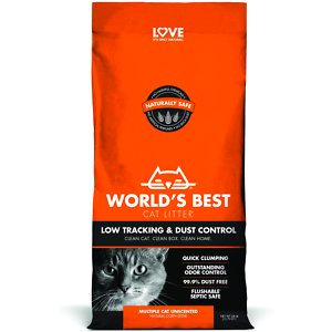 World's Best Cat Litter Low Tracking & Dust Control