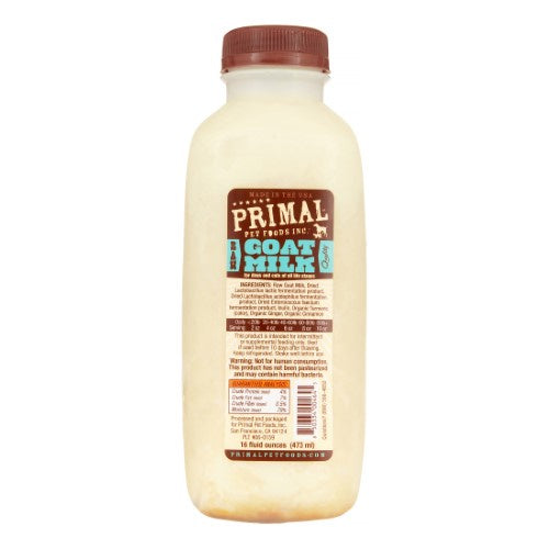 Primal Dog/Cat Frozen Raw Goat Milk 16oz