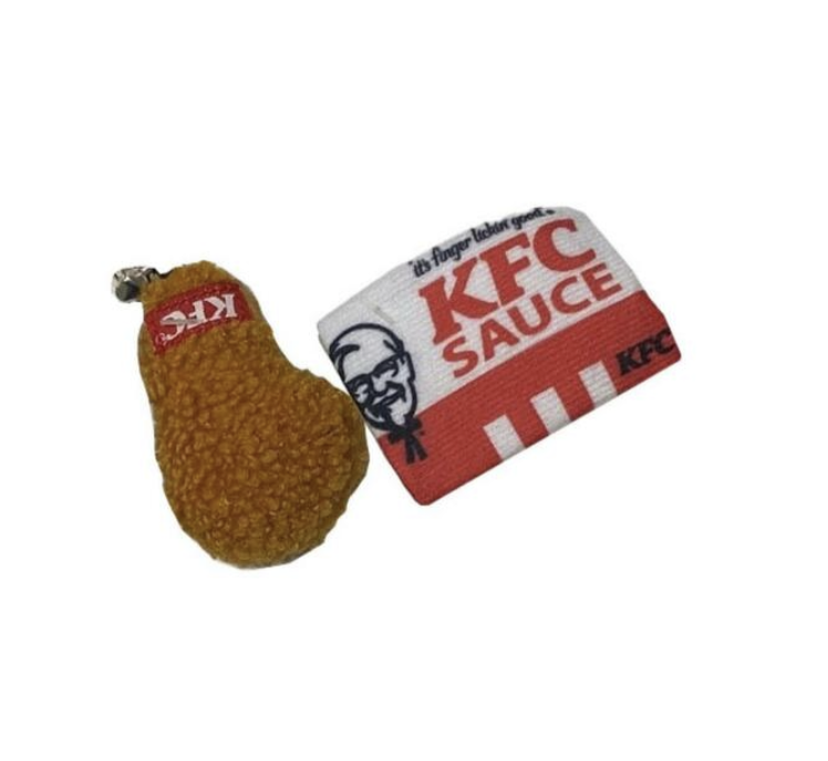 Spot KFC Sauce Pack & Drumstick Toys