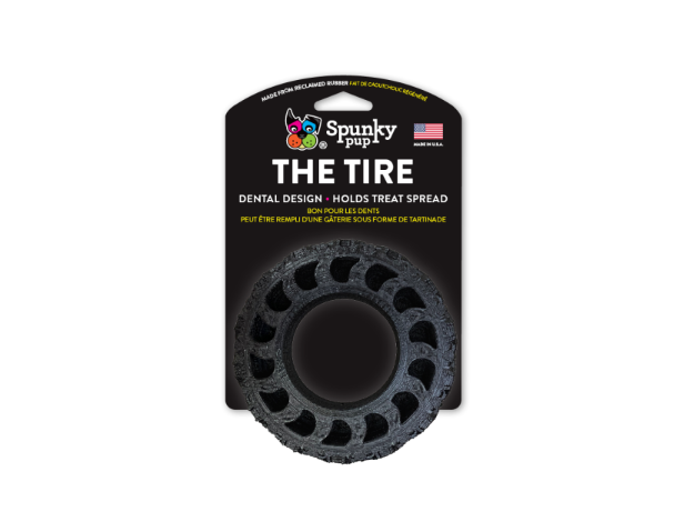 Spunky Pup The Tire Reclaimed Rubber Toy