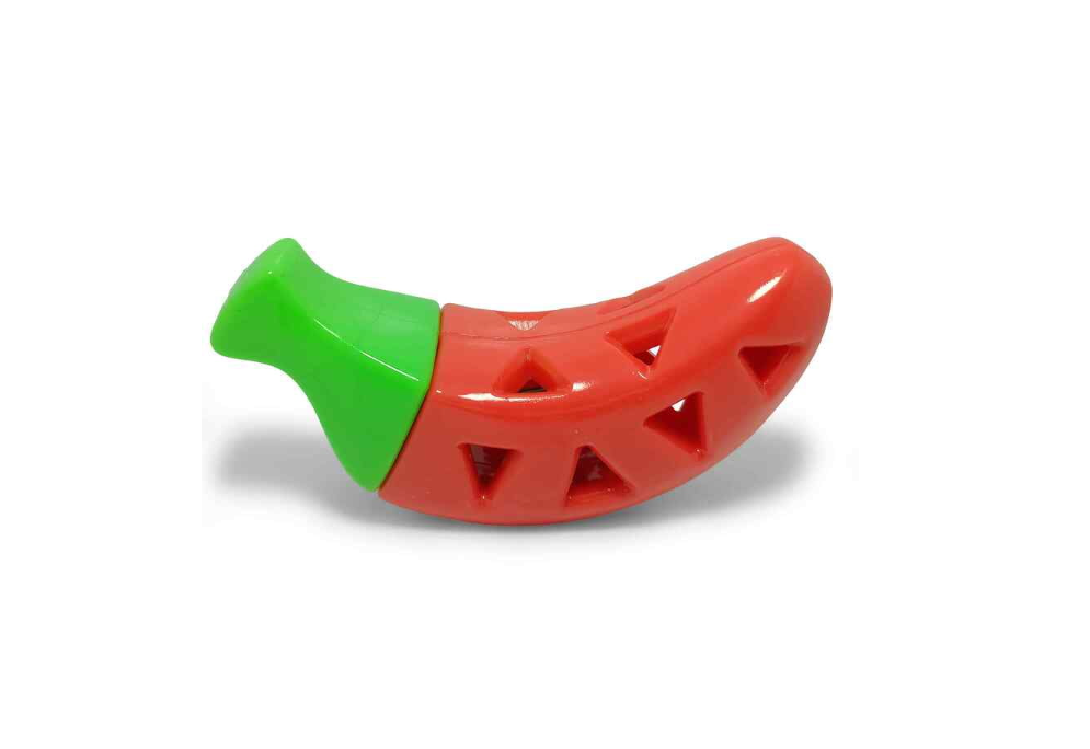 Steel Dog Chili Pepper Treat Dispenser