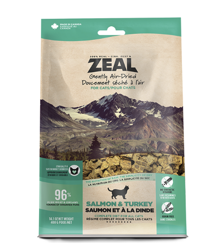 Zeal Cat Air Dried Salmon & Turkey 14.1oz