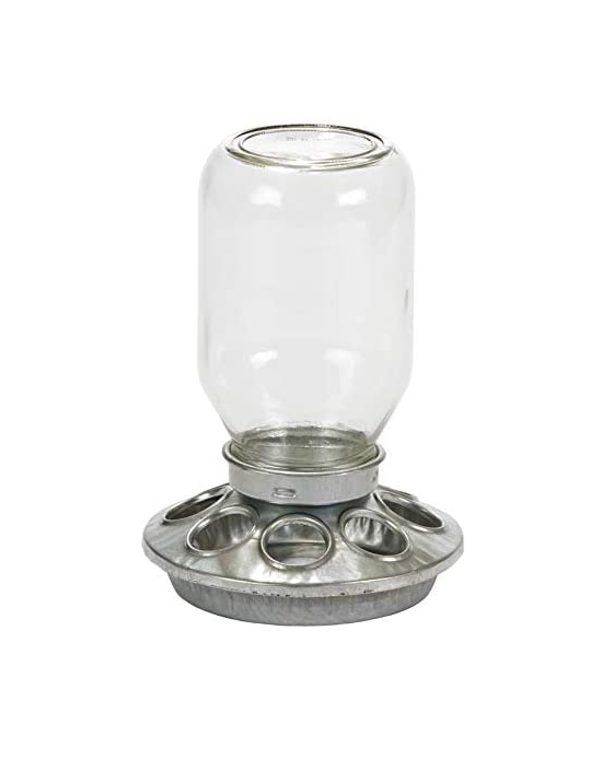 Mason Jar Chicken Feeder