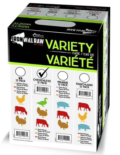 Iron Will Raw Variety 12/1 lb