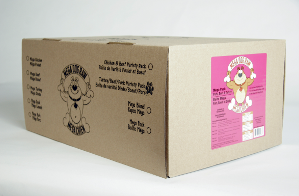 Bold By Nature Dog Raw The Pack Pork, Turkey &amp; Beef