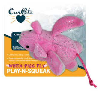 Ourpets Play N Squeak Pig