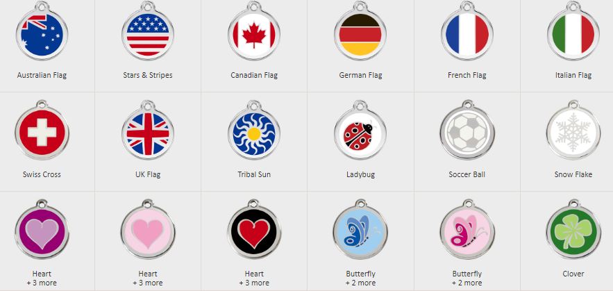 Red Dingo Tag All Sizes