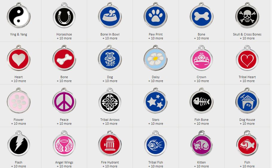 Red Dingo Tag All Sizes