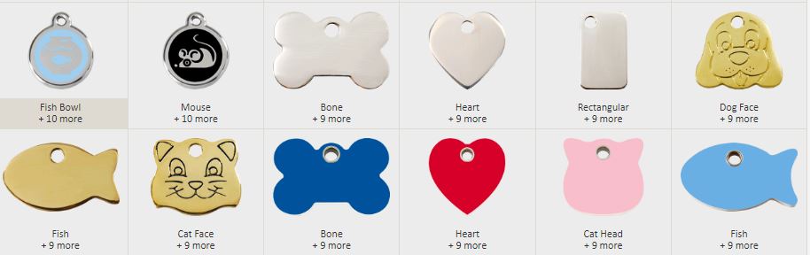 Red Dingo Tag All Sizes