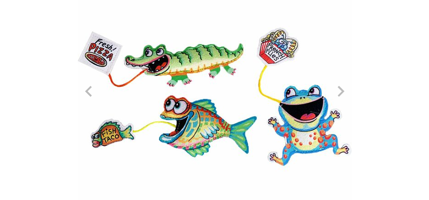 Fuzzu Fast Food Fish and Taco Cat Toy Fuzzu Fast Food Fish and Taco Cat Toy