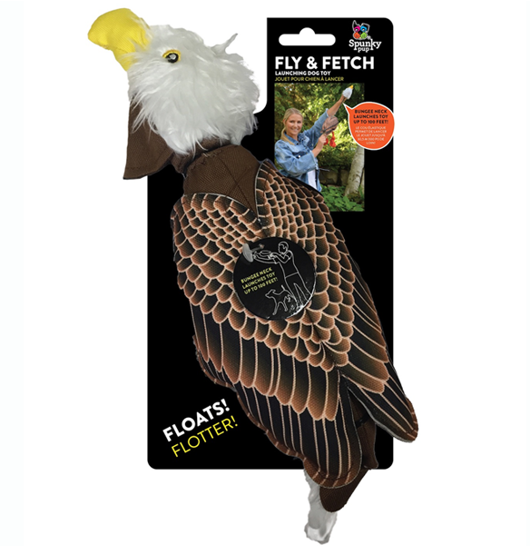 Spunky Pup Fly &amp; Fetch Eagle