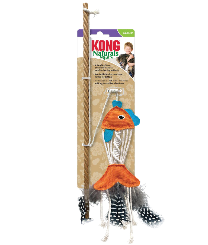 Kong CAT Teaser Naturals Fish