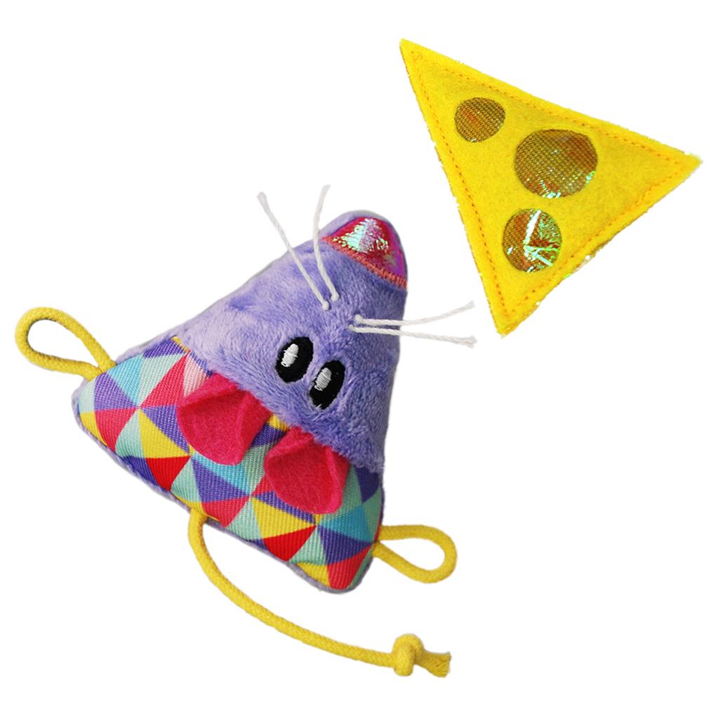 Kong Crackles &amp; Cheez Mouse 2pk