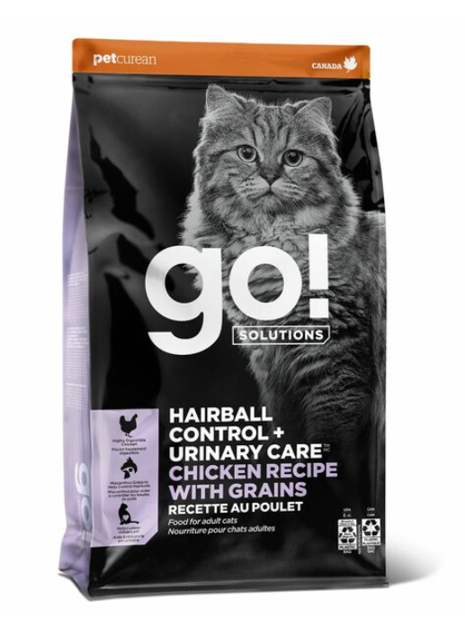 Go! Cat Hairball &amp; Urinary Chicken w/ Grains