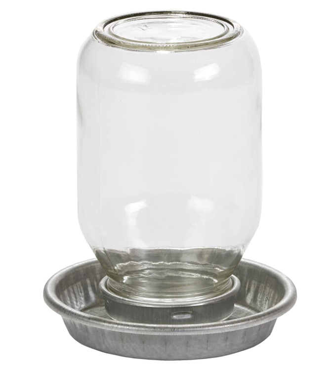 Mason Jar Chicken Waterer