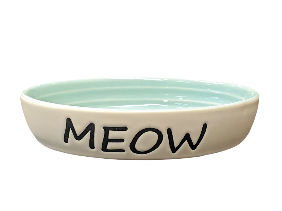 Spot Meow Oval Cat Dish