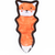 ZippyPaws  Z-Stitch Skinny Peltz Squeaker Toy Fox