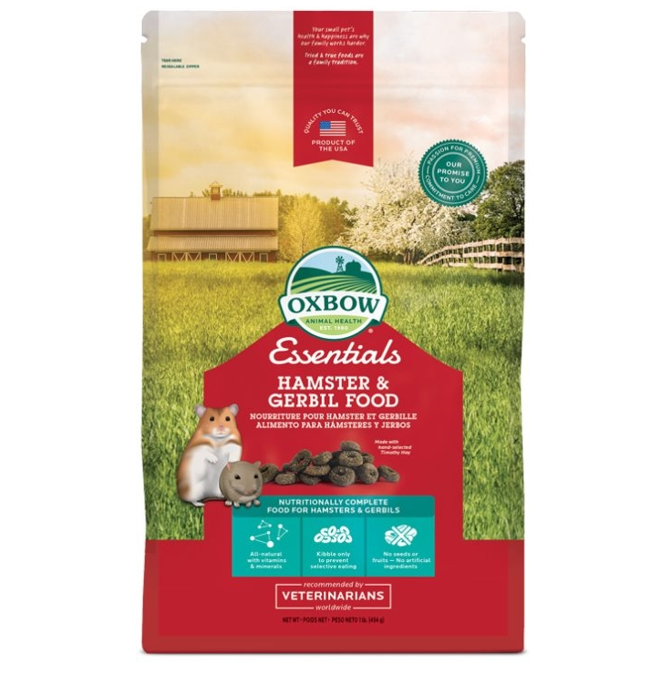 Oxbow Hamster &amp; Gerbil Food 454g