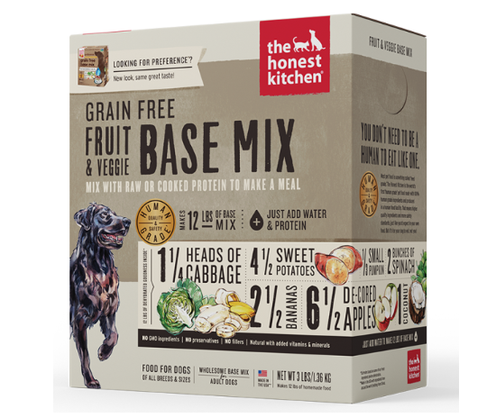Honest Kitchen Fruit & Veggie Base Mix