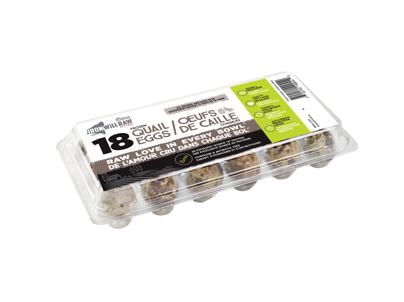 Iron Will Raw Quail Eggs 18 pack