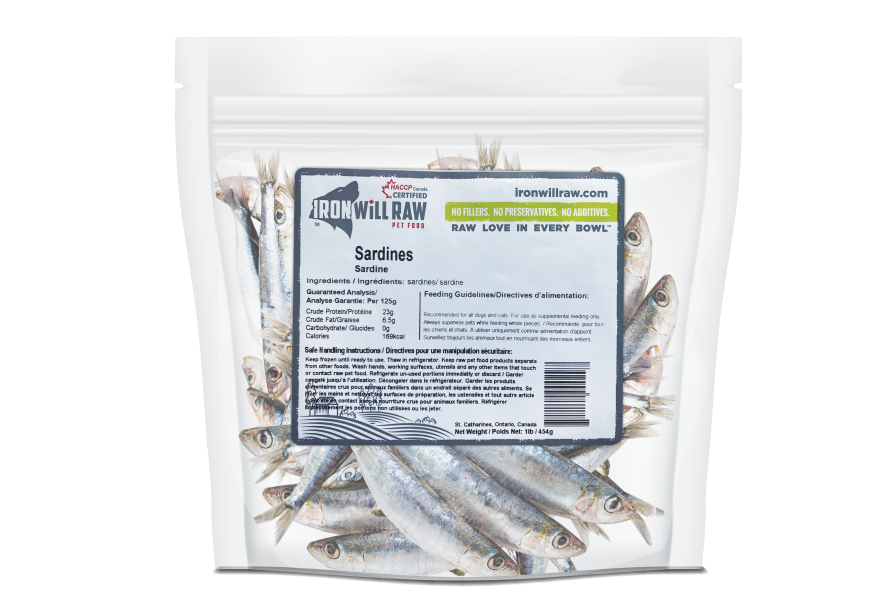 Iron Will Raw Sardines 1 lb