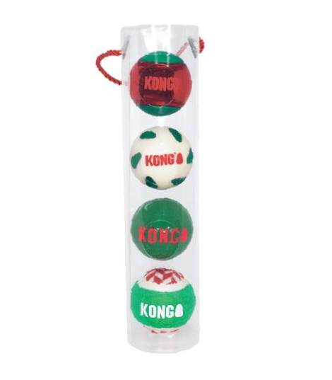 XMAS Kong Occasion Ball 4 pack