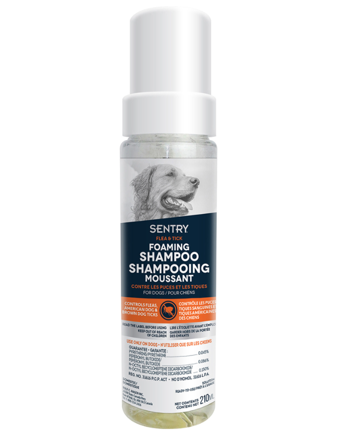Sentry Foaming Flea & Tick Shampoo