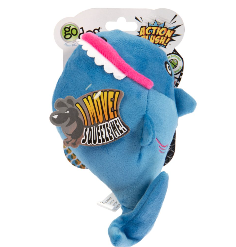 Go Dog Action Plush Shark