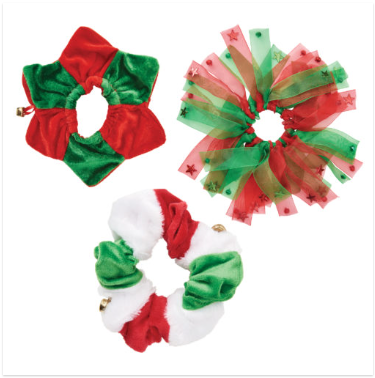 XMAS Spot Holiday Ruffs Dog Necklaces