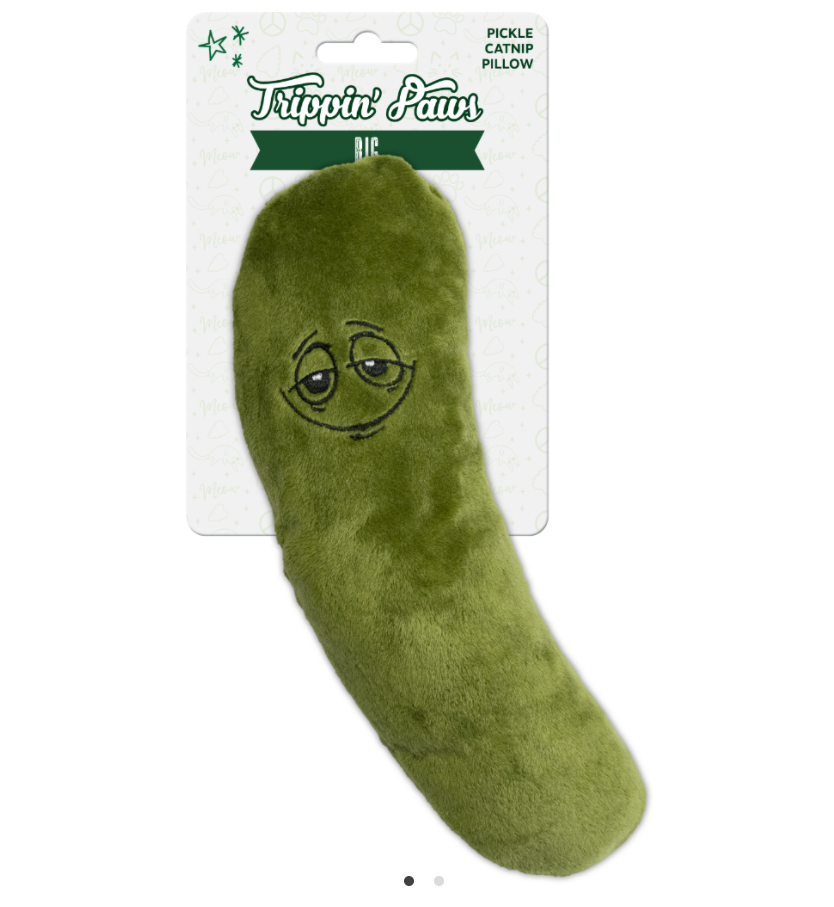 Trippin' Paws Catnip Pickle Pillow