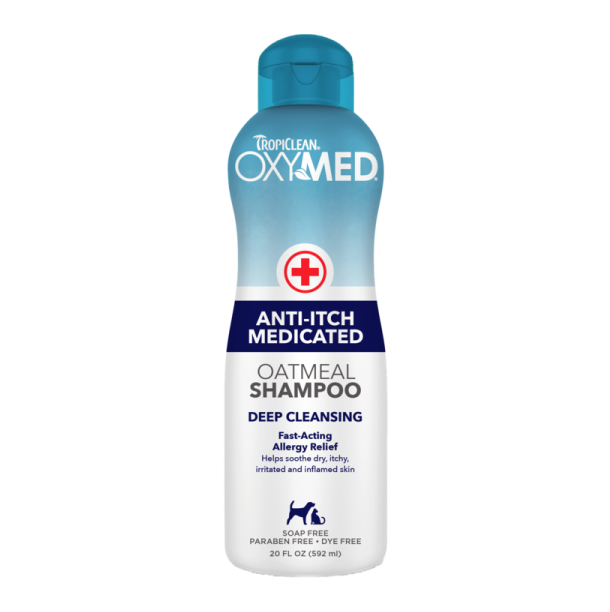 TropiClean OxyMed Anti-Itch Medicated Shampoo