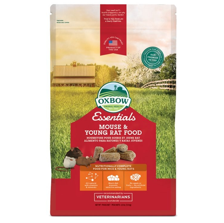 Oxbow Mouse & Young Rat Food 2.5 lb